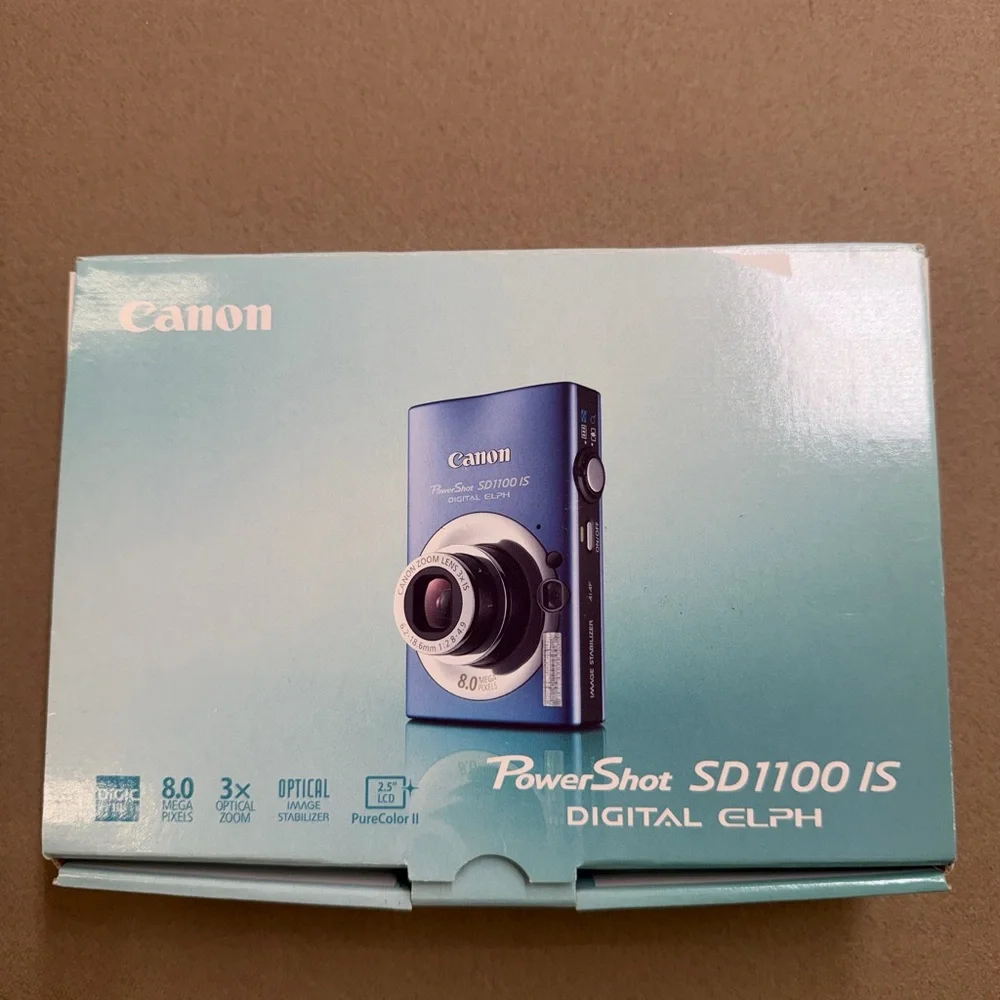 Canon PowerShot SD1100 IS Digital Camera - Blue